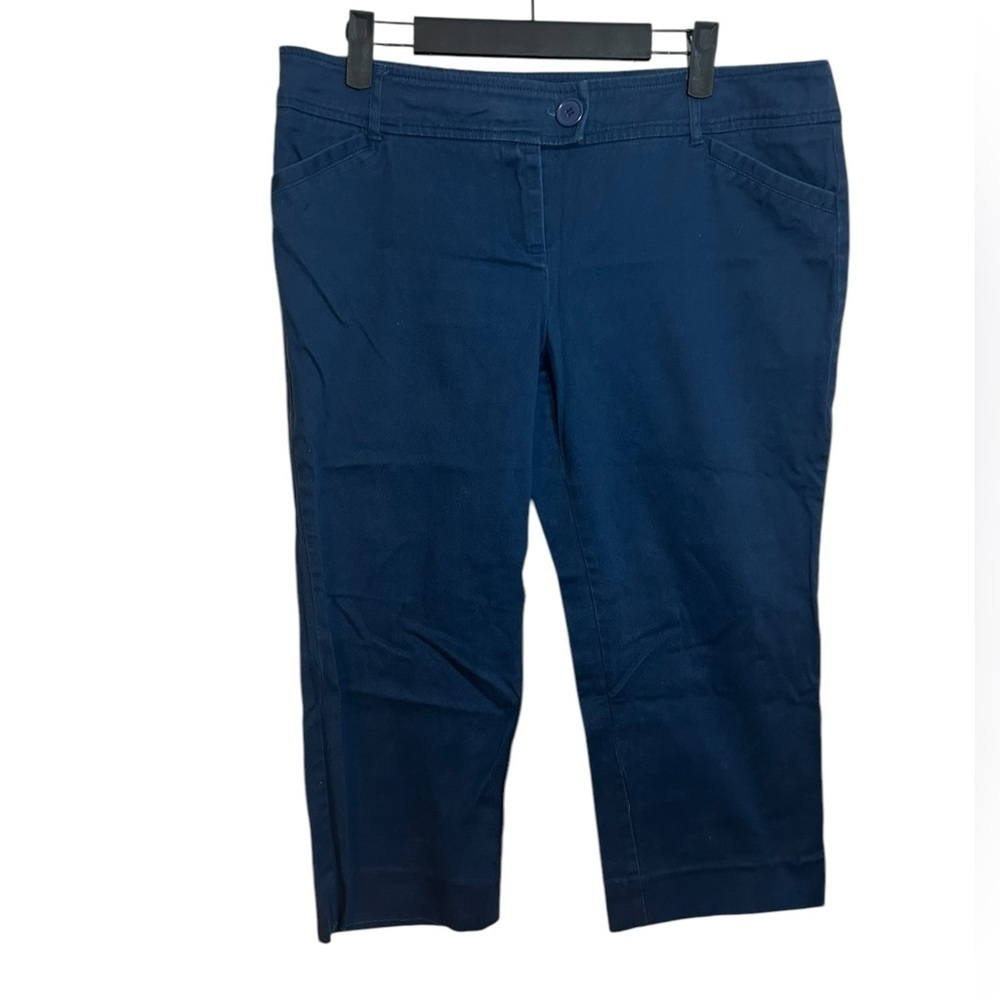 The Limited Navy Blue Drew Fit Capris